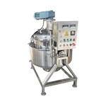 Gas-Heated Manual-Tilt Sealed Scraper Jacketed Kettle with Control Cabinet