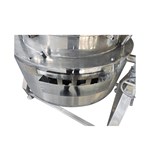 Gas-Heated Manual-Tilt Sealed Scraper Jacketed Kettle with Control Cabinet