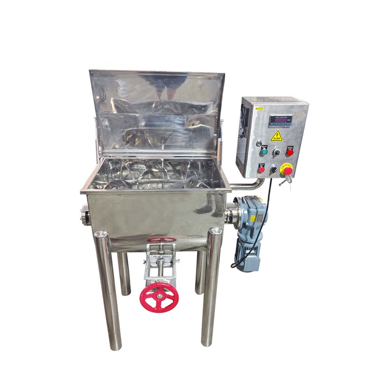 Horizontal Stainless Steel Mixing Tank