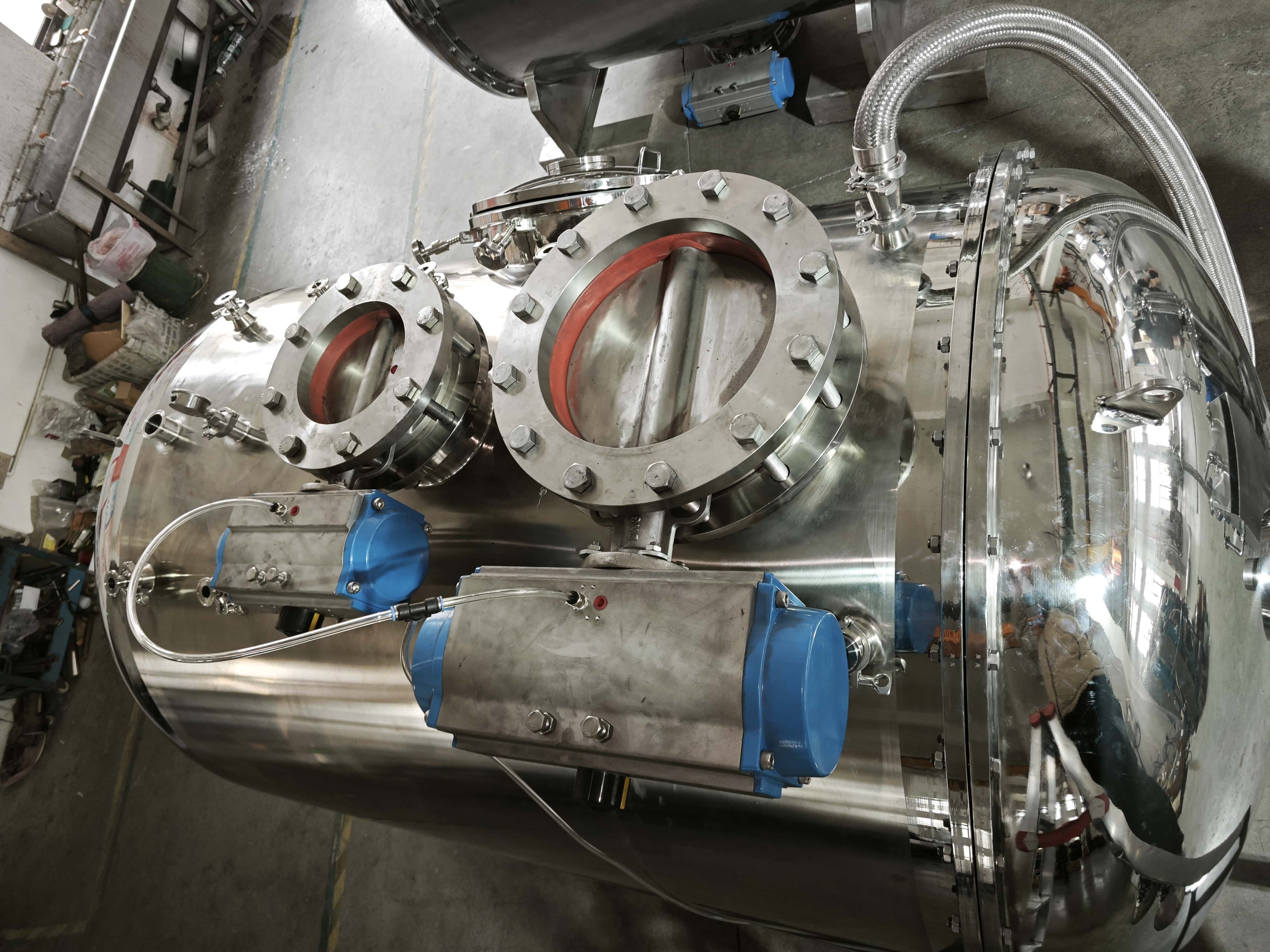 Horizontal Vacuum Mixing Tank