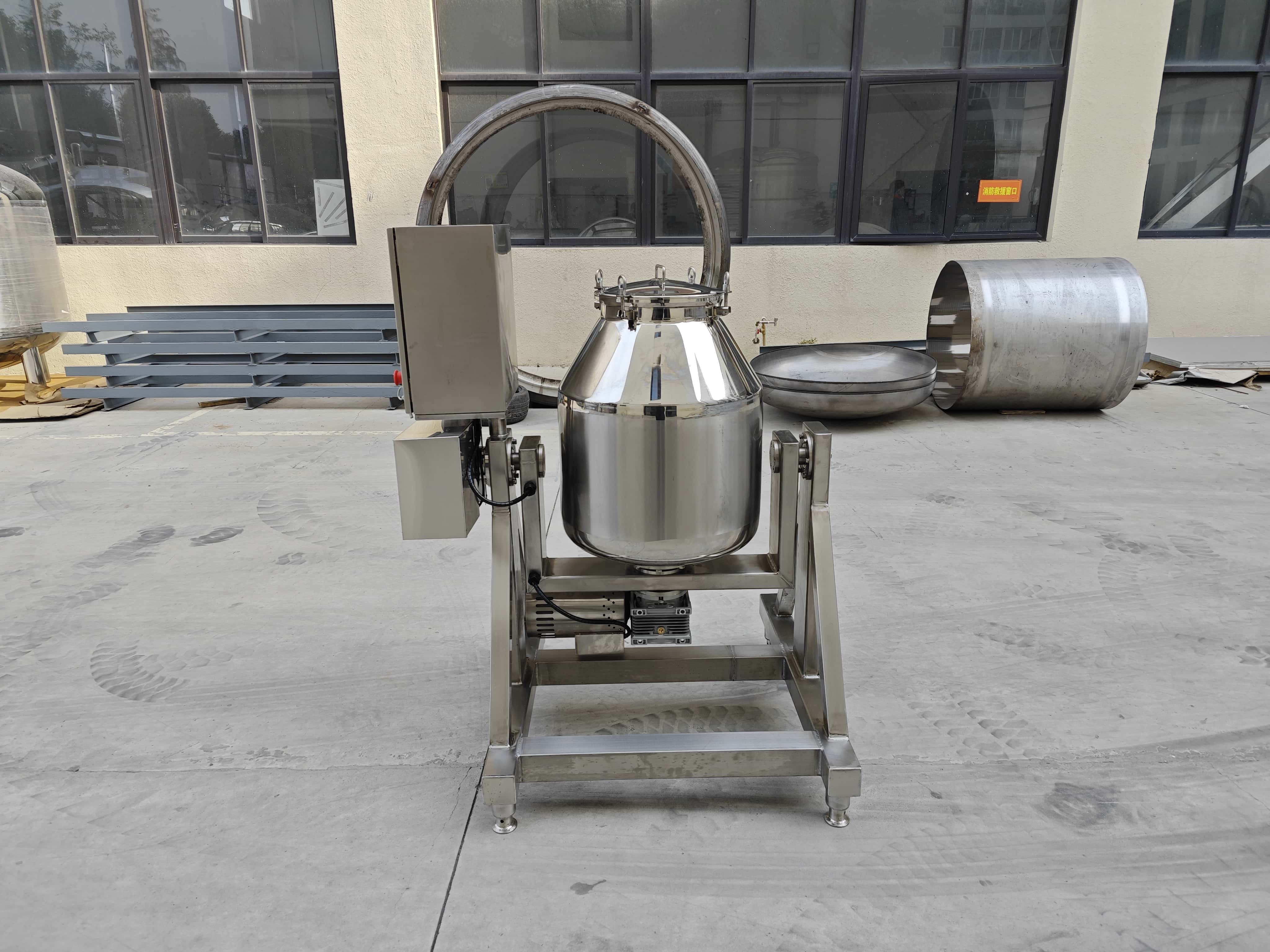 Industrial Rotary Drum Blender Production Configuration