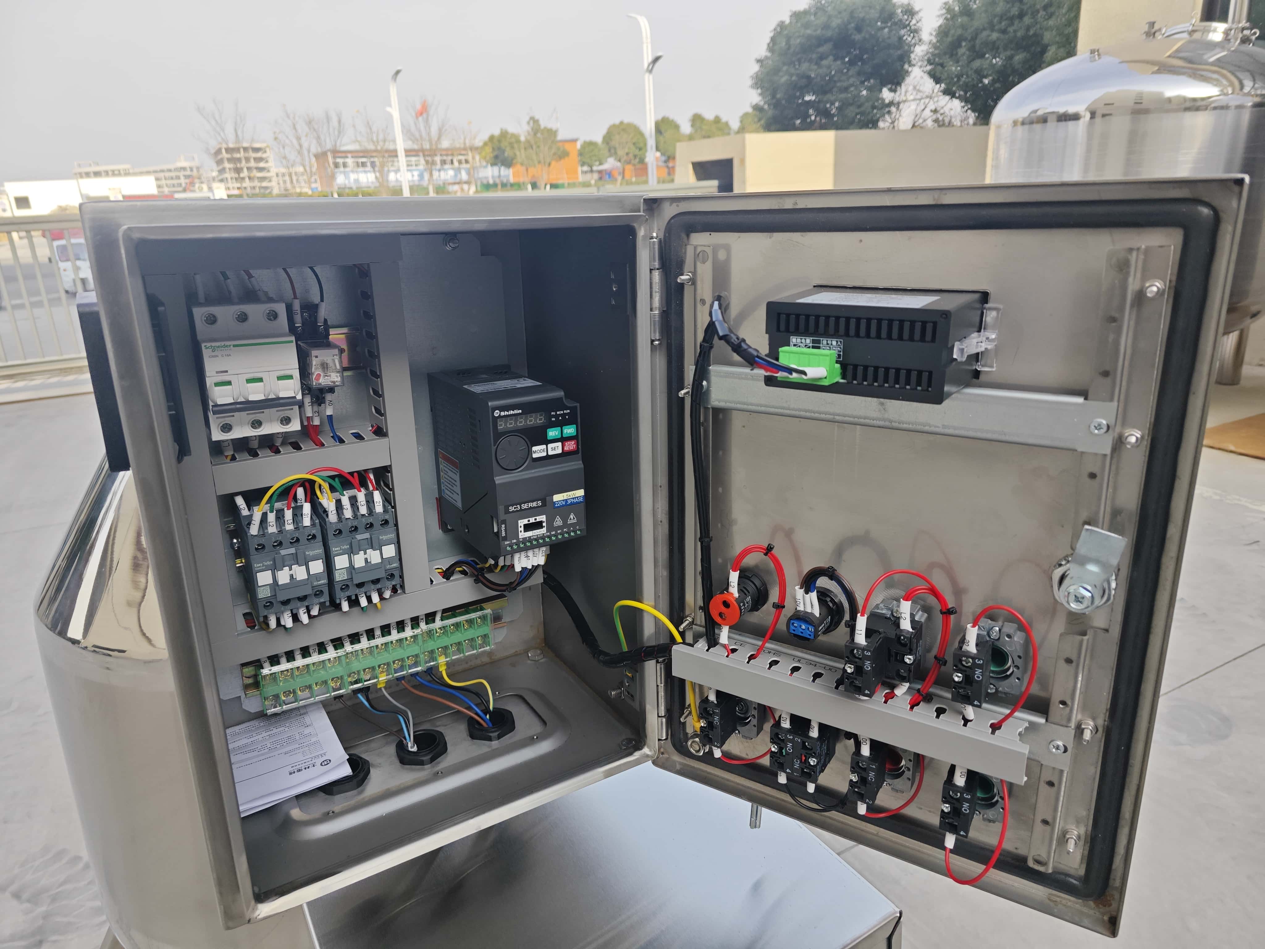 Industrial Rotary Drum Blender Production Configuration