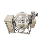Jacketed Kettle with Bottom-Scraping Agitator