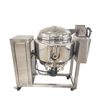 Jacketed Kettle with Bottom-Scraping Agitator