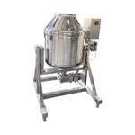 Mesh-Insert Rotary Drum Blender