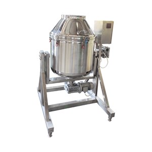 Mesh-Insert Rotary Drum Blender