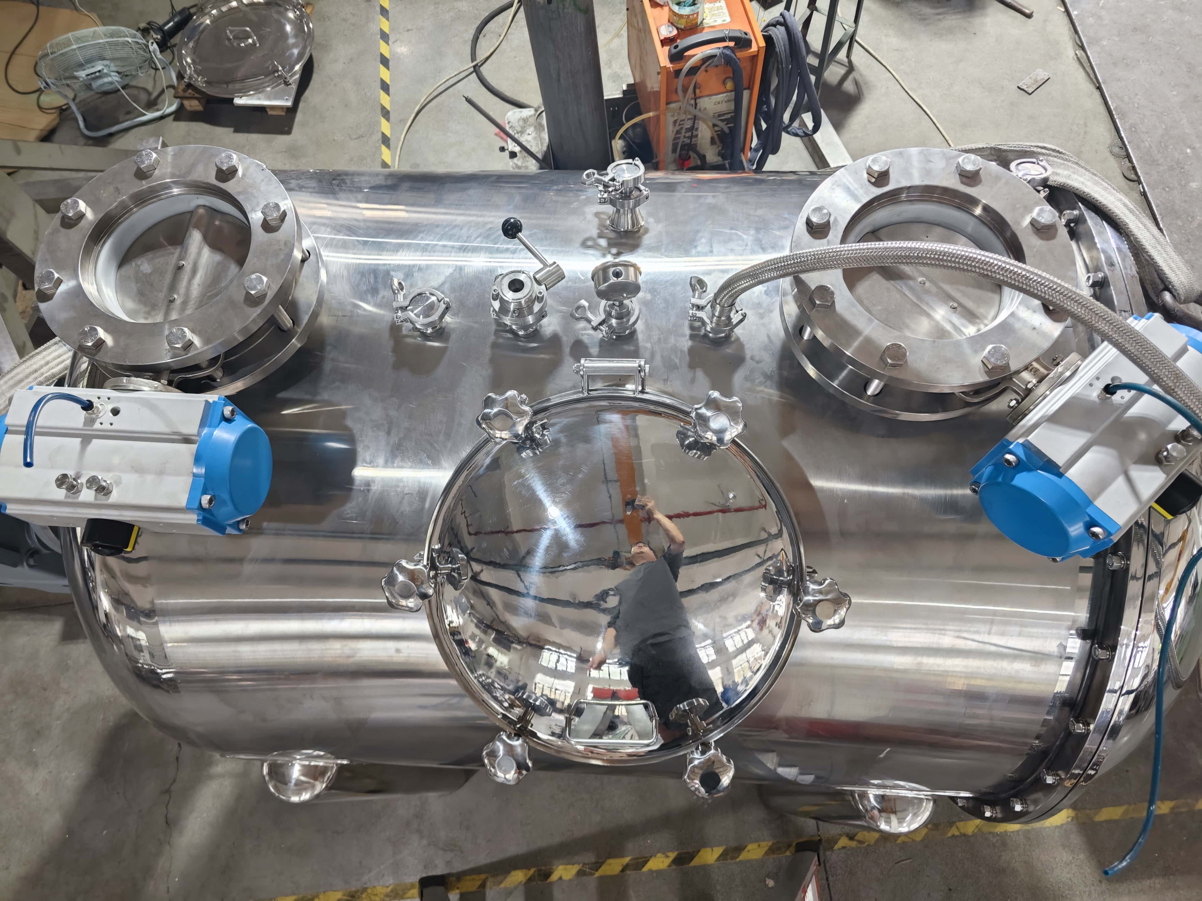 Sealed Ribbon Horizontal Mixing Tank