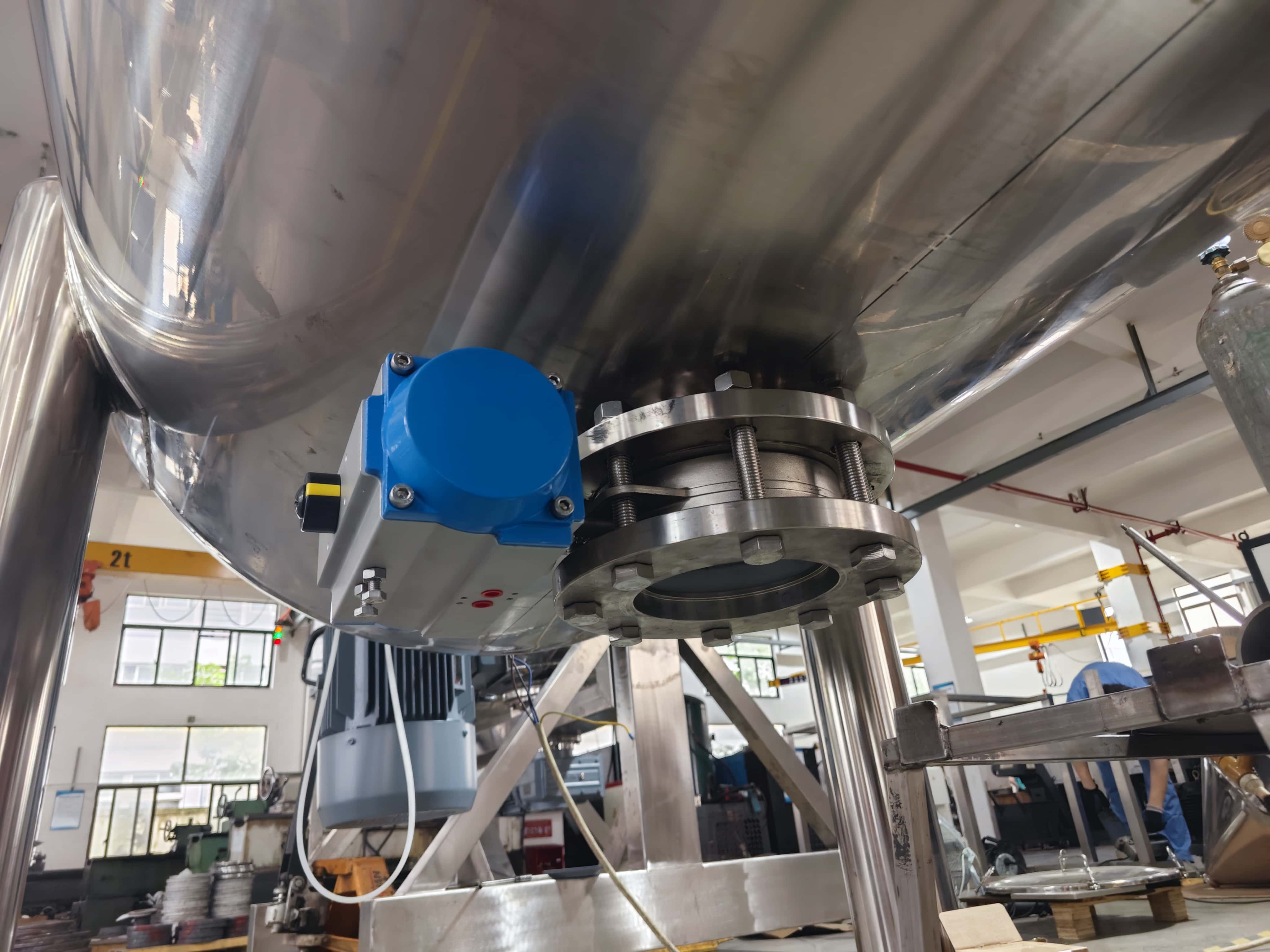 Sealed Ribbon Horizontal Mixing Tank