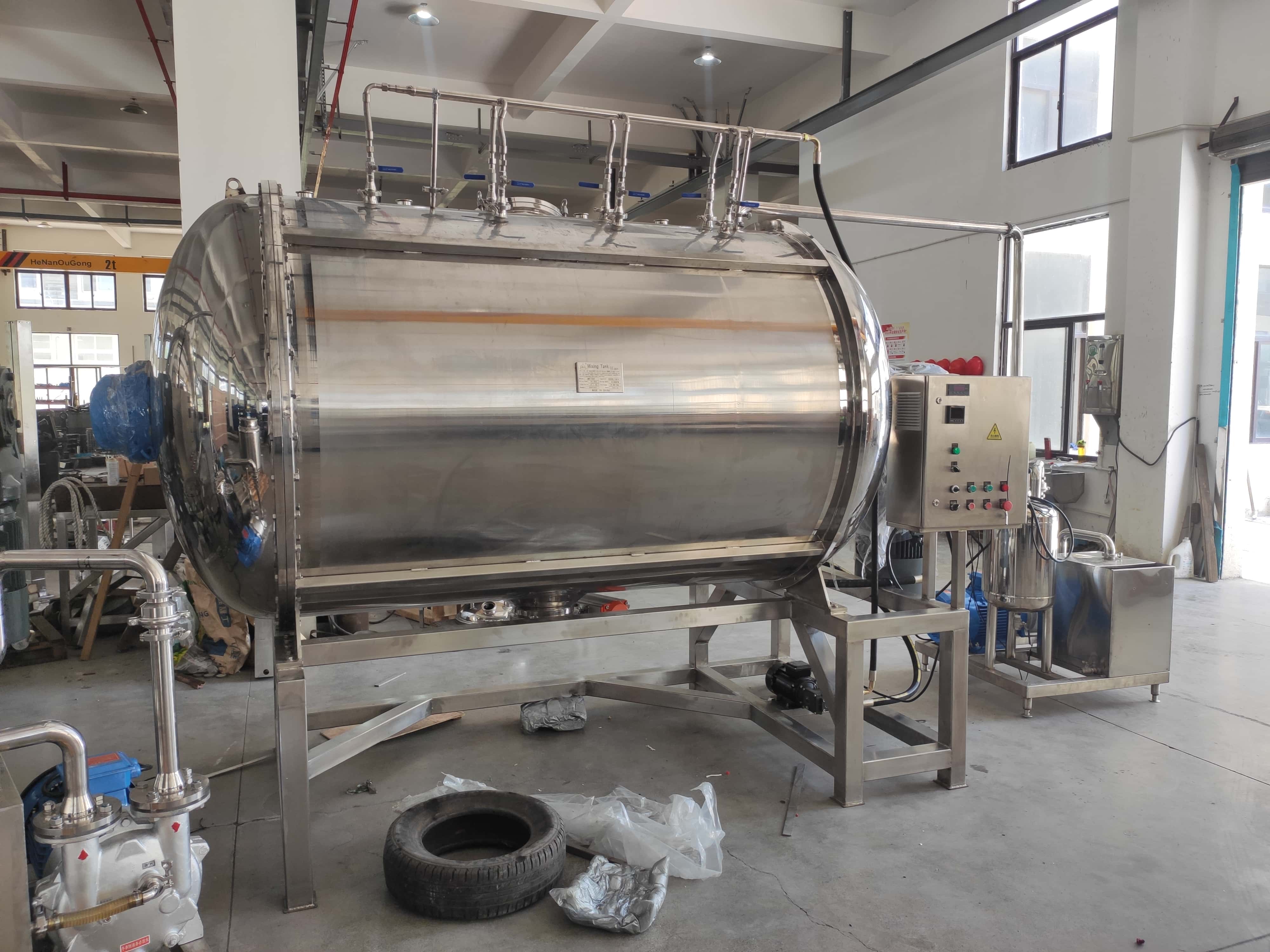 Vacuum Oil-Spray Horizontal Mixer for Pet Feed
